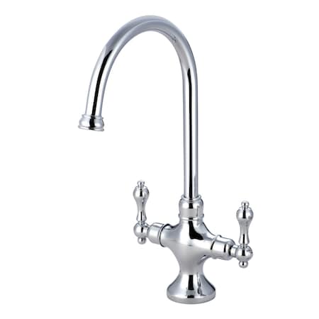 KS1761ALLS Vintage Two-Handle Kitchen Faucet, Polished Chrome